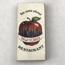 New Yorker Restaurant Vintage Matches Empty Matchbox New York City - $10.95