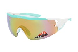 Bolle Aeromax 12270 Matte White Mint Sunglasses Modulator Brown Emerald ... - $55.20