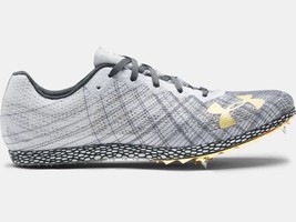 w/bag new men&#39;s 10 UNDER ARMOUR UA HOVR SHAKEDOWN track field SPIKES 302... - $56.99