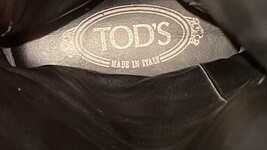 Vintage Tod’s Black Leather Winter Boots Knee High Italy Box M Buck Women sz 9 image 9