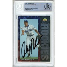 Alex Rodriguez Seattle Mariners Auto 1994 Upper Deck Rookie RC Autograph BAS BGS - £156.44 GBP