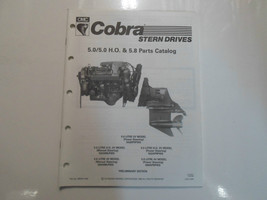 1990 Omc King Cobra Poppa Drives 5.0/5.0 H. O. &amp; 5.8 Parti Catalogo Manuale - £11.70 GBP