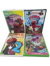 Lot of  4 Sesame Street Children Family DVD Bundle With Tall Cases - £10.62 GBP