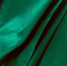Forest Green Silk Fabric, Handloom Art Silk Wedding Dress, Gown Fabric - TSF49 - £5.11 GBP+