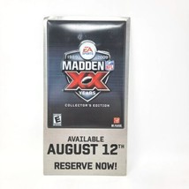 Madden NFL 09 20th Anniversary Collectors Edition Promo Metal Sign - £22.58 GBP