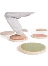 Fun Wooden Stepping Stones for Kids - Perfect Toddler Indoor Activity To Impr... - £15.49 GBP