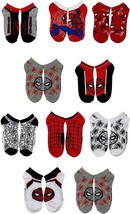 SPIDER-MAN MARVEL COMICS 5 or 10-Pack Low Cut No Show Socks Kids Ages 3-... - $8.99