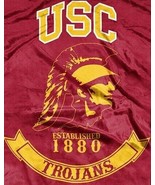 USC Trojans Plush 60&quot; by 80&quot; Twin Size Northwest Raschel Blanket - NCAA - $24.70