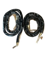 2 Pack Velvet Barrier Rope 92&quot; Crowd Control Rope Barrier Chrome Plated ... - $59.39