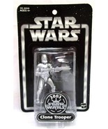 Star Wars 2003 Exclusive Silver Clone Trooper - $323.48 MXN