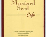 The Mustard Seed Cafe Menu Oak Ridge Morristown Fountain City Tennessee ... - £14.01 GBP