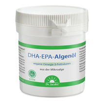 Dr. Jacob&#39;s DHA EPA Algae Oil Capsules Omega 3 Fatty Acids Vegan 60 Pieces - £75.49 GBP