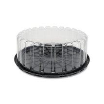 Pactiv 9 in. Cake Base with Shallow Dome Lid Plastic Containers Combo, C... - €97,78 EUR