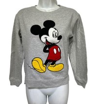 Disney Mickey Mouse Embroidered Crewneck Sweater Size S - £15.63 GBP