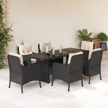  Patio Dining Set Black, Cream White - $17,143.87 MXN