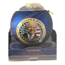 Joseph R. Biden 46th President Glass Commemorative Ornament by Kurt Adler 2021 - $228.20 MXN