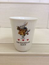 Disney White Rabbit Ceramic Glass from Alice in Wonderland. Macmilan Theme. RARE - $18.00