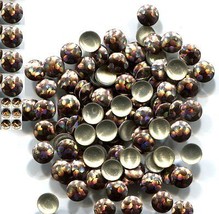 Hologram Round Nailheads Bronze 2mm Hotfix 1 Gross - £5.23 GBP