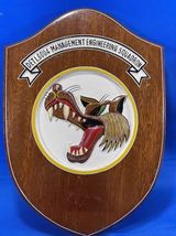 DETI, 6004 Management Engineering Squadron Wood Plaque - 12&quot; X 8.5&quot; - $11.25