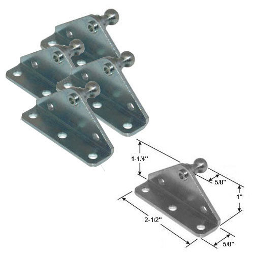 Gordon Glass® 10MM Ball Stud Bracket for Gas Prop/Strut - 4 Pack - $13.50