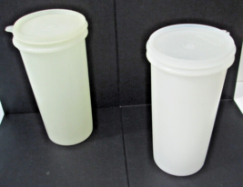 Vintage Tupperware Container 48 oz #261 Round Storage Handolier with Lid - £10.41 GBP