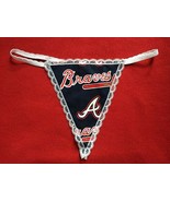 New Womens ATLANTA BRAVES MLB Baseball Gstring Thong Lingerie Panties Un... - £14.87 GBP