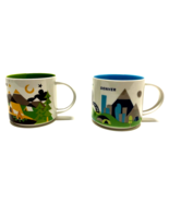 Starbucks Colorado &amp; Denver 14 Ounce 2014 You Are Here Collection Mugs - €42,00 EUR