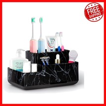 Corrosion-Resistant Black Bathroom Organizer with Easy Clean Detachable ... - $542.23 MXN