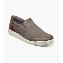Nunn Bush KORE City Walk Canvas Moc Toe Slip On Cement Canvas 84896-031 image 13