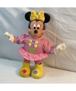 Vintage Minnie Mouse Musical Notes Doll Toy Disney 1990 Mattel 13.5&quot; - $254.90 MXN