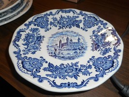 Blue &amp; White Enoch Wedgwood &quot;Royal Homes of Britain&quot; Bread &amp; Butter Plat... - $9.99