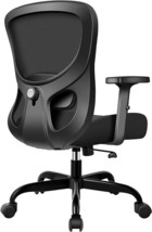 Ergonomic Desk Chair With Adjustable Lumbar Support: A Heavy-Duty Executive - $142.99