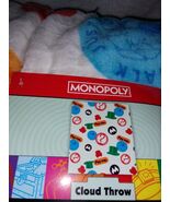 Monopoly Cloud Throw 60"x 70" New - $34.16