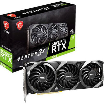 Primary image for MSI GeForce RTX 3060 VENTUS 3X 12G OC - graphics card - GF RTX 3060 - 12 GB