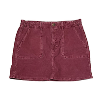 American Eagle Womens Super Stretch Corduroy Skirt Size 8 Regular Pink 32&quot;W - £12.68 GBP