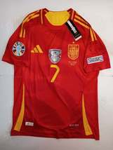 Alvaro Morata Spain 2024 Euro Final Match Slim Red Home Soccer Jersey 2024-2025 - £82.22 GBP