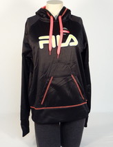 Fila Signature Black Pullover Hoodie with Thumbholes Women&#39;s M  NWT - £55.74 GBP