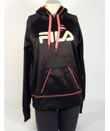 Fila Signature Black Pullover Hoodie with Thumbholes Women&#39;s M  NWT - £55.12 GBP