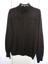 BANANA REPUBLIC MEN&#39;S LS PULLOVER WOOL/ACRYLIC SWEATER-XL-NWOT-ITALIAN Y... - $21.16