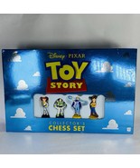 Complete! Disney Pixar Toy Story Collector&#39;s Chess Set Jessie Buzz Woody Bo - $761.32 MXN