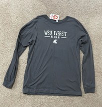 WSU Everett Men’s Gray Long Sleeve T-Shirt Size L - $175.07 MXN