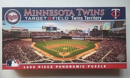 Minnesota Twins Target Field 1,000 Piece Panoramic Puzzle Twins Territor... - £11.06 GBP