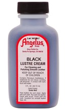 Angelus BLACK LUSTRE CREAM Cleaner Polish Conditioner Leather Shoes Boot... - $490.41 MXN