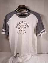 Men&#39;s Size XL MV Sport Niagara Falls Canada Jersey Tshirt Gray light dark - £11.20 GBP
