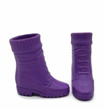Barbie Mattel Purple Snow Boots Shoes Doll Clothing Accessories Toy - £8.39 GBP