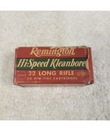 Vintage Remington Hi-Speed Kleanbore 22 Long Rifle, Empty Box ( Nice Con... - $19.59