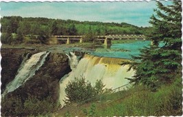 Postcard Low Water At Kakabeka Falls Ontario Niagara Of The North - $2.96