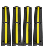 VEVOR 3.28 ft Cable Protector Ramp, 4 Pack of 1 Channel, 18000 lbs/axle ... - $72.99