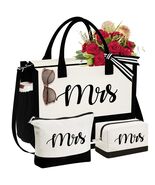 YOOLIFE Bride Tote Bag Bridesmaid Proposal Gift Wedding Bridal Shower - €18,85 EUR