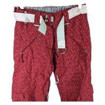 Womens Snowboard Pants XS Hearts Barbwire Red Goth Ride Snowboarding Cel... - €120,39 EUR